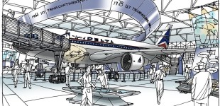 Delta Flight Museum sketch